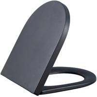 QeramiQ Dely Zitting - softclose - quickrelease - 35mm - mat zwart E13/A15 35mm seat matt black