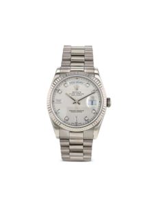 Rolex montre Day-Date 36 mm pre-owned (2002) - Argent