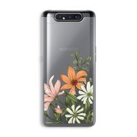 Floral bouquet: Samsung Galaxy A80 Transparant Hoesje