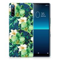 Sony Xperia L4 | TPU Case | Orchidee Groen