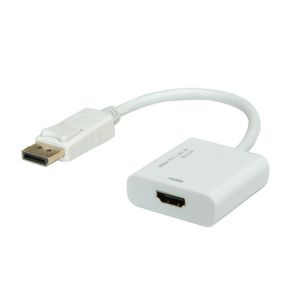 ROLINE 4K2K DisplayPort - HDMI Adapter, Actief, v1.2, DP Male - HDMI Female