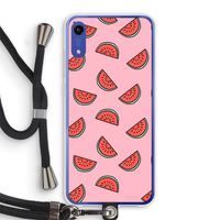 Watermeloen: Honor Play 8A Transparant Hoesje met koord