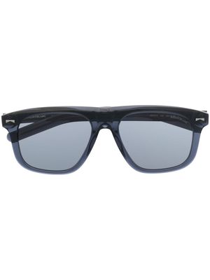Montblanc lunettes de soleil à monture carrée - Bleu