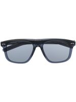 Montblanc lunettes de soleil à monture carrée - Bleu