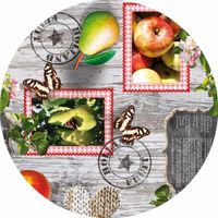 Tafelzeil rond Holland fruit 160cm