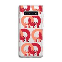 Dogs: Samsung Galaxy S10 4G Transparant Hoesje