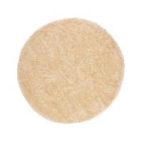 Tapeso Rond hoogpolig vloerkleed velvet - Posh champagne - 240 cm rond