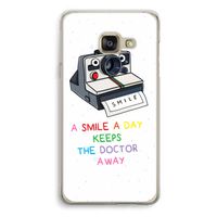 Smile: Samsung A3 (2017) Transparant Hoesje Smile: Samsung A3 (2017) Transparant Hoesje