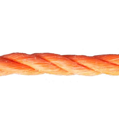 Ivana geslagen koord 3-strengs - oranje - dikte 8 mm - haspel à 100 m - 50838