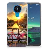 Nokia 1.4 | Silliconen Back Cover | Amsterdamse Grachten