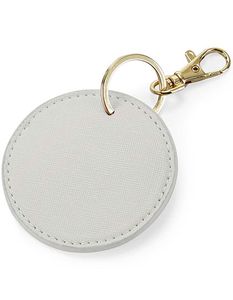 Atlantis BG745 Boutique Circular Key Clip - Soft-Grey - Ø 7 cm