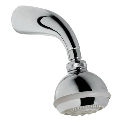 Hoofddouche Tres Plus | 9 cm | Incl.Muurarm | Rond | Chroom