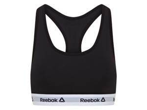 Reebok Dames sport-BH (M, Zwart/wit)