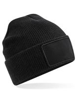 Beechfield CB540 Removable Patch Thinsulate™ Beanie - Black - One Size