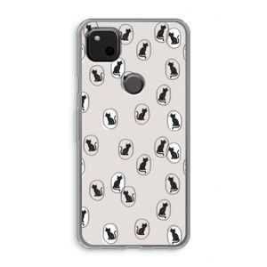 Miauw: Google Pixel 4a Transparant Hoesje