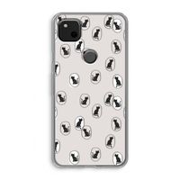 Miauw: Google Pixel 4a Transparant Hoesje