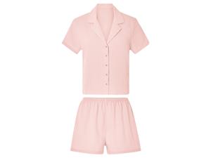 esmara Korte mousseline dames pyjama (Lichtroze, M (40/42))