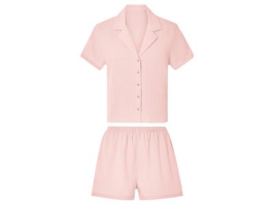 esmara Korte mousseline dames pyjama (Lichtroze, M (40/42))