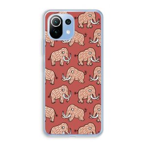 Mammoet: Xiaomi Mi 11 Lite Transparant Hoesje