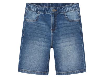pepperts! Kinder jeanshorts (Donkerblauw, 134/140)