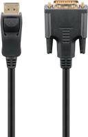 Goobay 51960 video kabel adapter 1 m DisplayPort DVI-D Zwart - thumbnail
