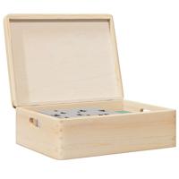 VidaXL Houten kist met deksel&handvatten 40x30x13cm massief grenenhout VidaXL Houten kist met deksel&handvatten 40x30x13cm massief grenenhout
