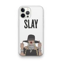 Slay All Day: iPhone 12 Pro Transparant Hoesje
