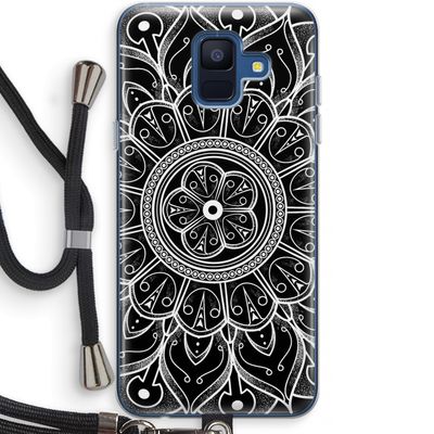 Roses Are Red: Samsung Galaxy A6 (2018) Transparant Hoesje met koord