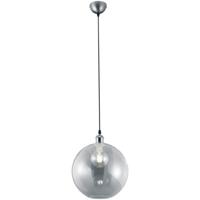 Ronde LED Hanglamp E27 - Mat Nikkel Aluminium Design