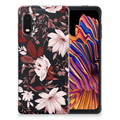 Smartphone hoesje Samsung Xcover Pro Watercolor Flowers