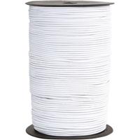 Creativ Company Elastisch koord, dikte 2 mm, wit, 250 m/ 1 rol Creativ Company Elastisch koord, dikte 2 mm, wit, 250 m/ 1 rol