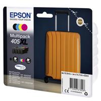 Inktcartridge Epson 405XL T05H64 zwart + 3 kleuren