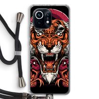 Tiger and Rattlesnakes: Xiaomi Mi 11 Transparant Hoesje met koord