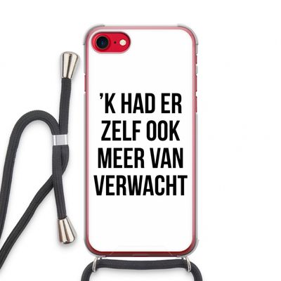 Meer verwacht: iPhone SE 2020 Transparant Hoesje met koord
