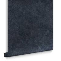 Graham & Brown - Vliesbehang - Texture Plain Midnight - 10mx52cm - thumbnail