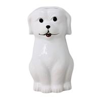 Waterverdamper - hond - wit - kinderkamer - 17 cm - luchtbevochtiger