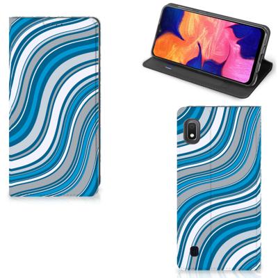 Samsung Galaxy A10 | Hoesje met Magneet | Waves Blue