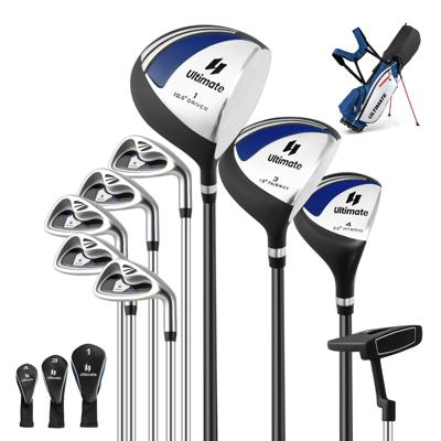 9-delige Complete Golfclubset voor Heren Golfset Perfect Golfclubcadeau Golfclubs Rechtshandig met Regenhoes