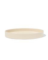 051 Kaarsonderzetter ⌀30cm Keramiek Ovaal Wit (wit)