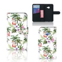 Samsung Galaxy Xcover 4 | Xcover 4s | Telefoonhoesje | Met pasjeshouder | Flamingo Palms Samsung Galaxy Xcover 4 | Xcover 4s | Telefoonhoesje | Met pasjeshouder | Flamingo Palms