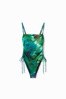 Tie-dye bandeau-badpak - GREEN - L