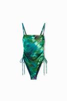 Tie-dye bandeau-badpak - GREEN - L
