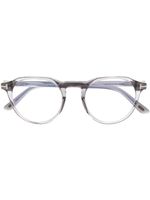 TOM FORD Eyewear lunettes de vue FT5833B à monture ronde - Gris