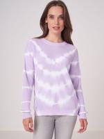 Tie dye trui van zuiver katoen
