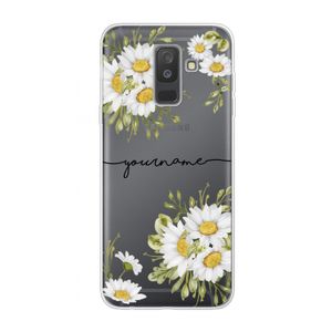 Daisies: Samsung Galaxy A6 Plus (2018) Transparant Hoesje