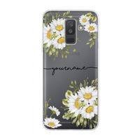 Daisies: Samsung Galaxy A6 Plus (2018) Transparant Hoesje