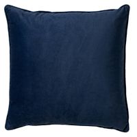 Dutch Decor - FINN - Kussenhoes 60x60 cm - velvet - effen kleur - Insignia Blue - donkerblauw