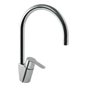 Keukenkraan Tres BM | Opbouw | 360° Draaibaar | Mengkraan | 1-hendel | Rond | Chroom