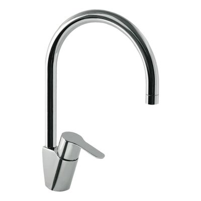 Keukenkraan Tres BM | Opbouw | 360° Draaibaar | Mengkraan | 1-hendel | Rond | Chroom