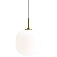 Louis Poulsen VL 45 Radiohus hanglamp Ø175 Brass|Glossy Opal White